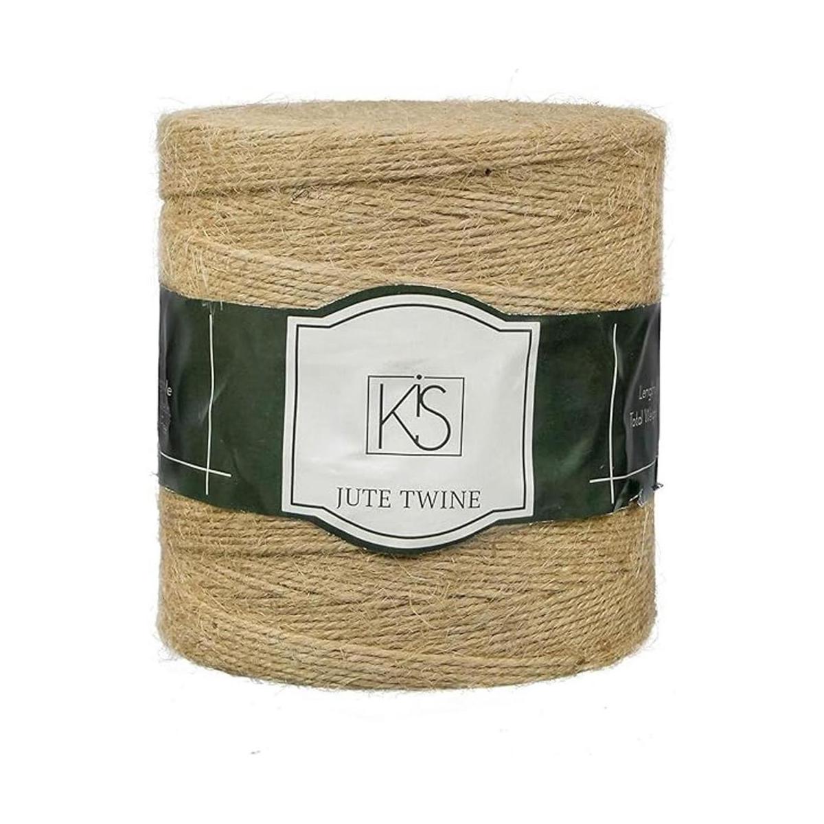 KIS Cuerda de yute natural de alta calidad 3 hilos sin