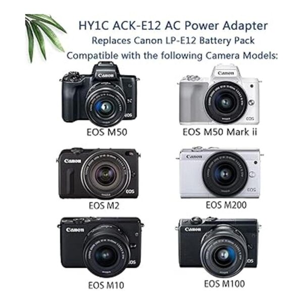 HY1C ACKE12 Adaptador de corriente alterna LPE12 Batería_2