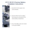 HY1C ACKE12 Adaptador de corriente alterna LPE12 Batería_3