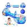 Tienda de campaña 3 en 1 para niños con túnel de juego