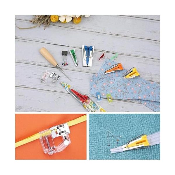 Kit de herramientas de cinta de bies con instrucciones_5