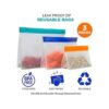 Bolsas reutilizables de silicona Ziplock para_4