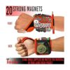 MEBTOOLS Pulsera magnética con linterna y cinta métrica_2