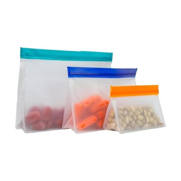 Bolsas reutilizables de silicona Ziplock para_1