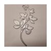 Troqueles de metal con flores de hojas plantillas de