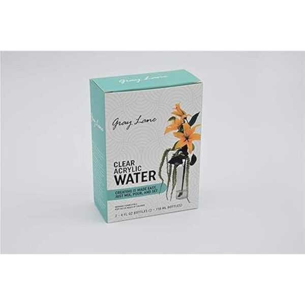 Gray Lane Agua acrílica transparente para arreglos florales