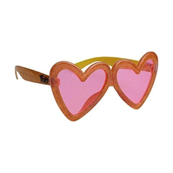 Trolls Gafas de sol con diseño de corazón de amapola con_1