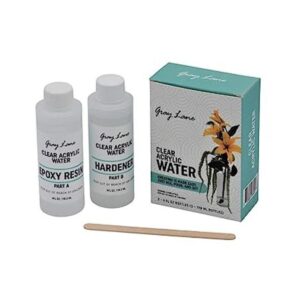 Gray Lane Agua acrílica transparente para arreglos florales