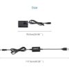 Fomito Acoplador USB DC de repuesto ACKE6 ACE6 LCE6_6