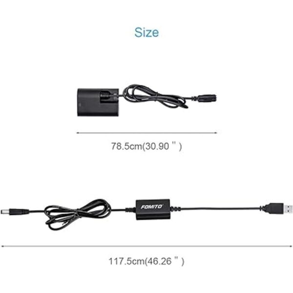 Fomito Acoplador USB DC de repuesto ACKE6 ACE6 LCE6_6