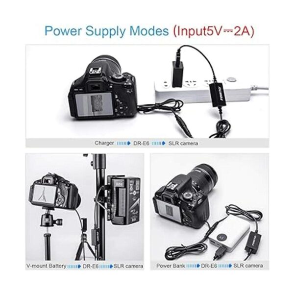 Fomito Acoplador USB DC de repuesto ACKE6 ACE6 LCE6_3