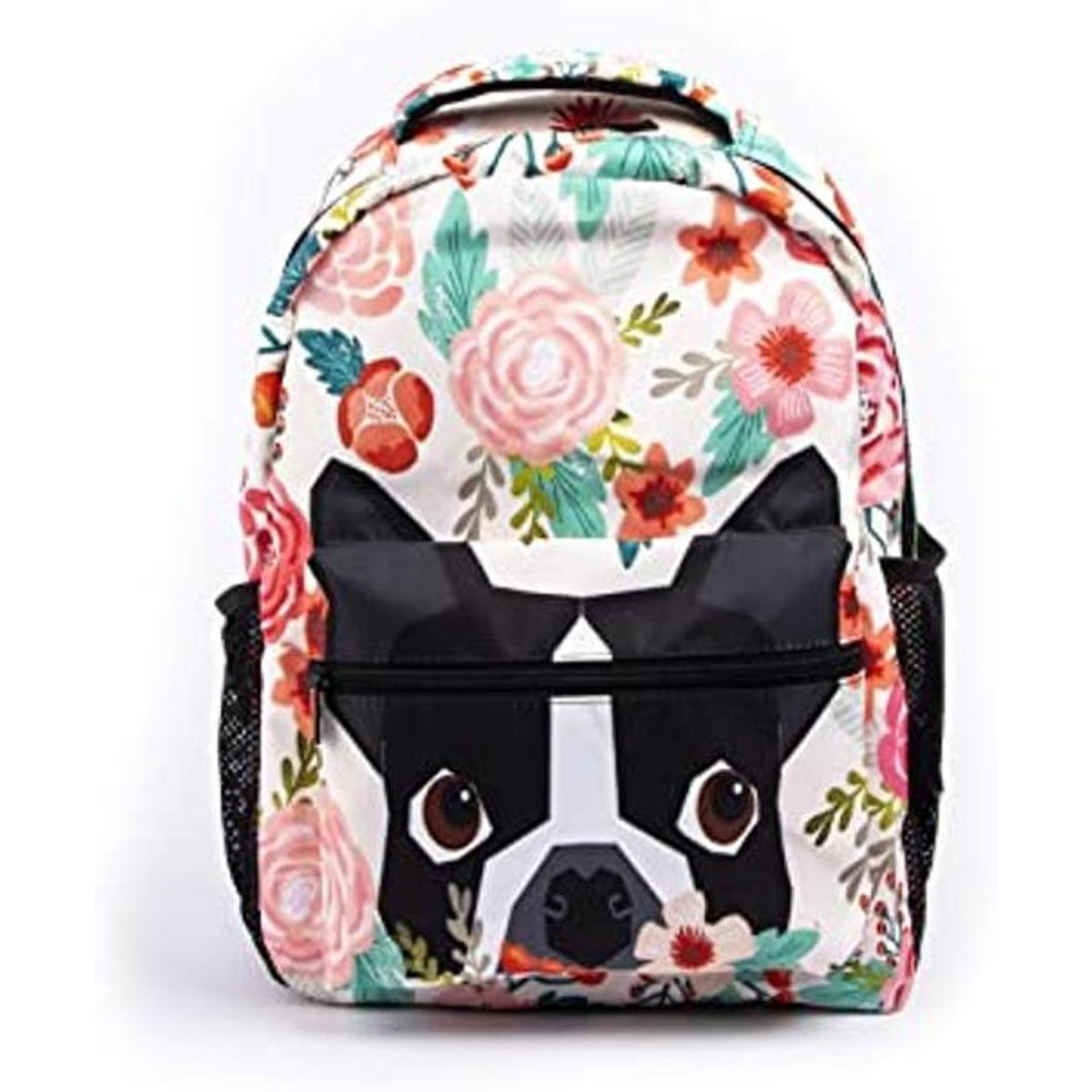 Mochila escolar infantil para niñas y niños Flower