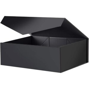 BLK WH Cajas de regalo de 14 x 9.5 x 4.5 in cajas de_1