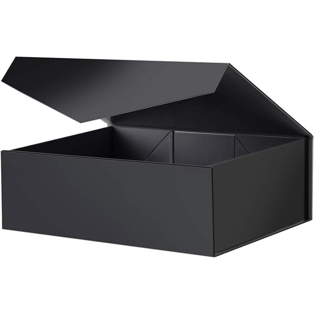 BLK WH Cajas de regalo de 14 x 9.5 x 4.5 in cajas de