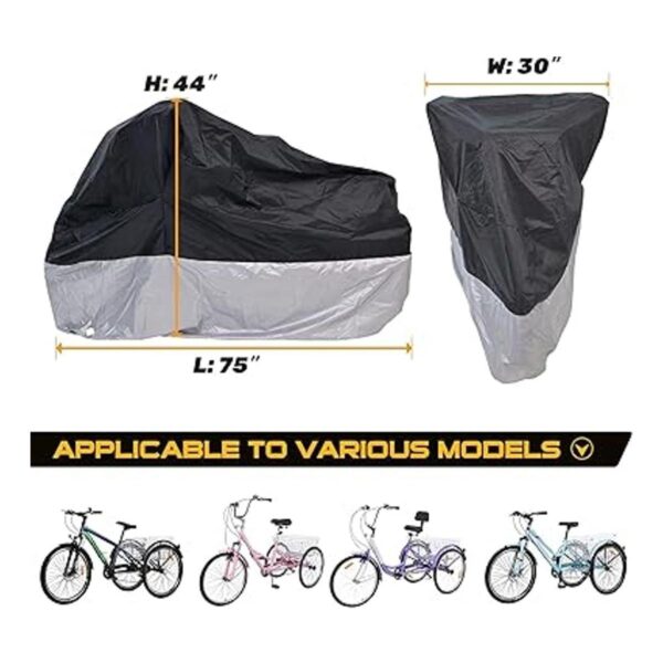 MOONCOOL Cubierta de triciclo para adultos cubierta de