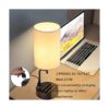 Dreamholder Lámpara de mesa con 3 puertos de carga USB_3
