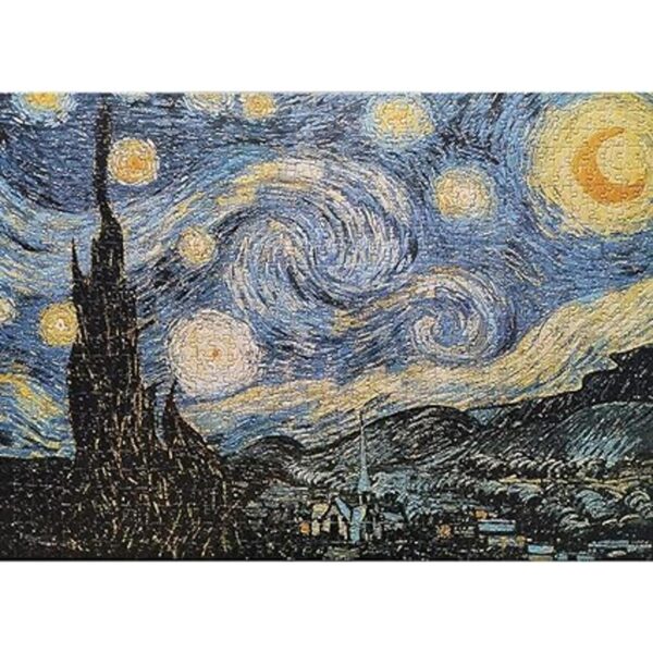 BEIWO Vincent Van Gogh Rompecabezas de noche estrellada_4