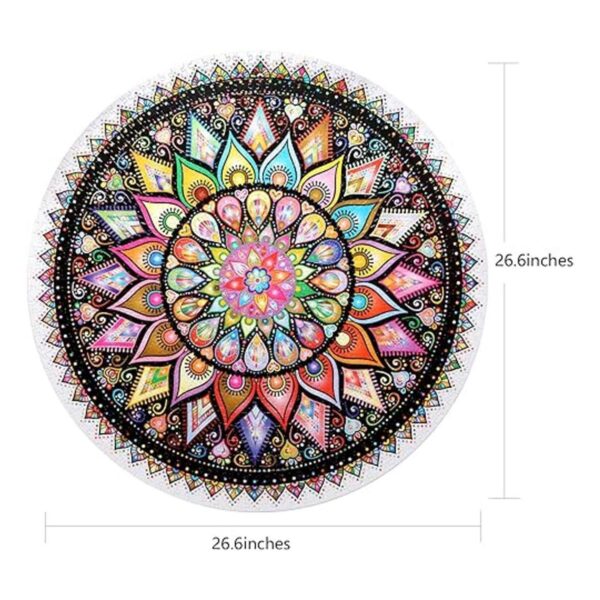 Bgraamiens Rompecabezas geométrico colorido de mandala_3