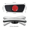 Livtee Espejo rectangular enmarcado espejo retrovisor_3
