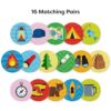 Juego de memoria a juego para niños 32 tarjetas de_5
