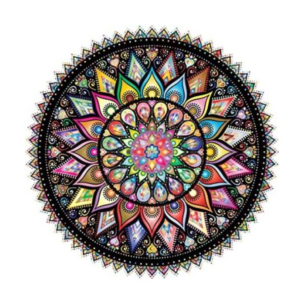 Bgraamiens Rompecabezas geométrico colorido de mandala_1