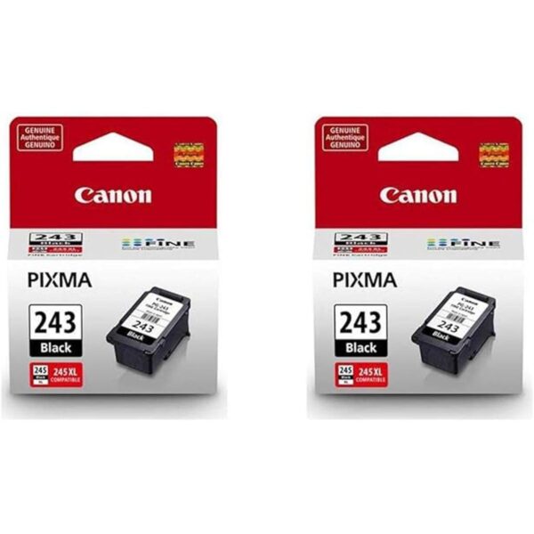 Canon Paquete de 2 cartuchos de tinta negra PG243 para_1