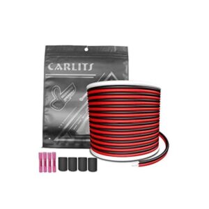 CARLITS Cable de extensión de 100 pies 20 AWG cable de_1