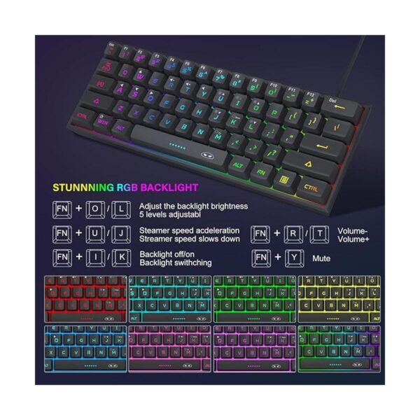 MageGee TS91 Teclado ultracompacto con retroiluminación_4