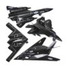 ArtCreativity Bombardero Stealth Diecast con mecanismo de