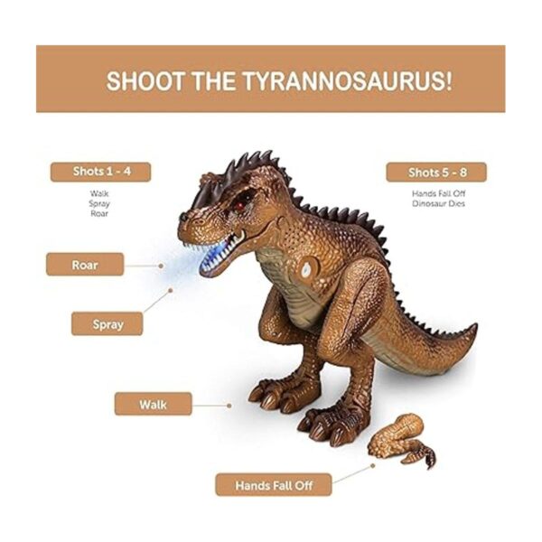 Greenbo Juguetes de dinosaurio Jurassic T Rex Battle_2
