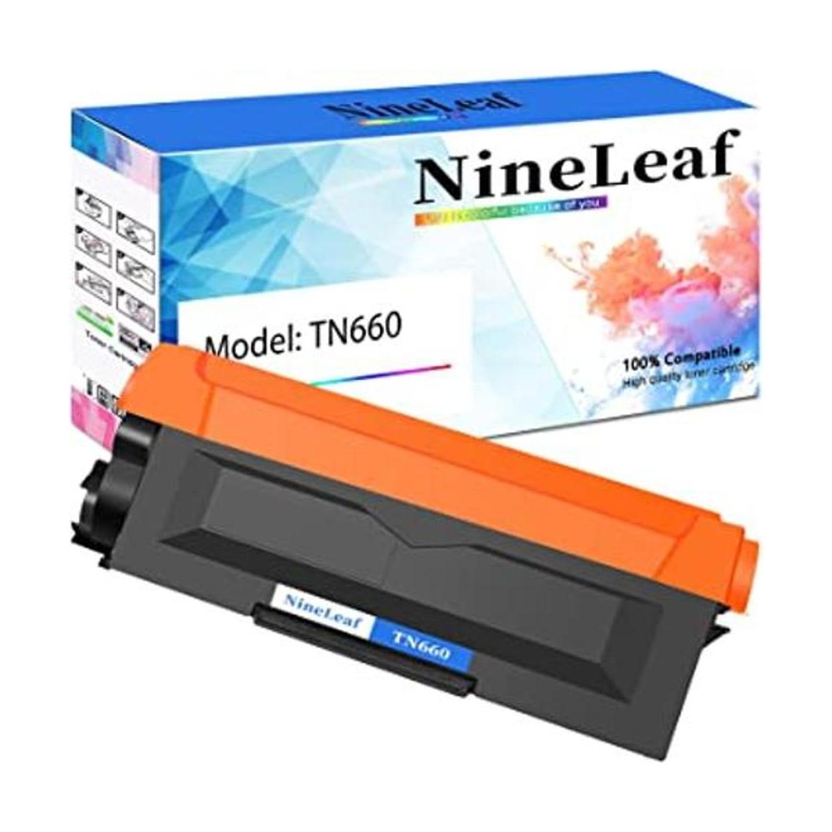 NineLeaf Cartucho de tóner compatible para Brother TN660