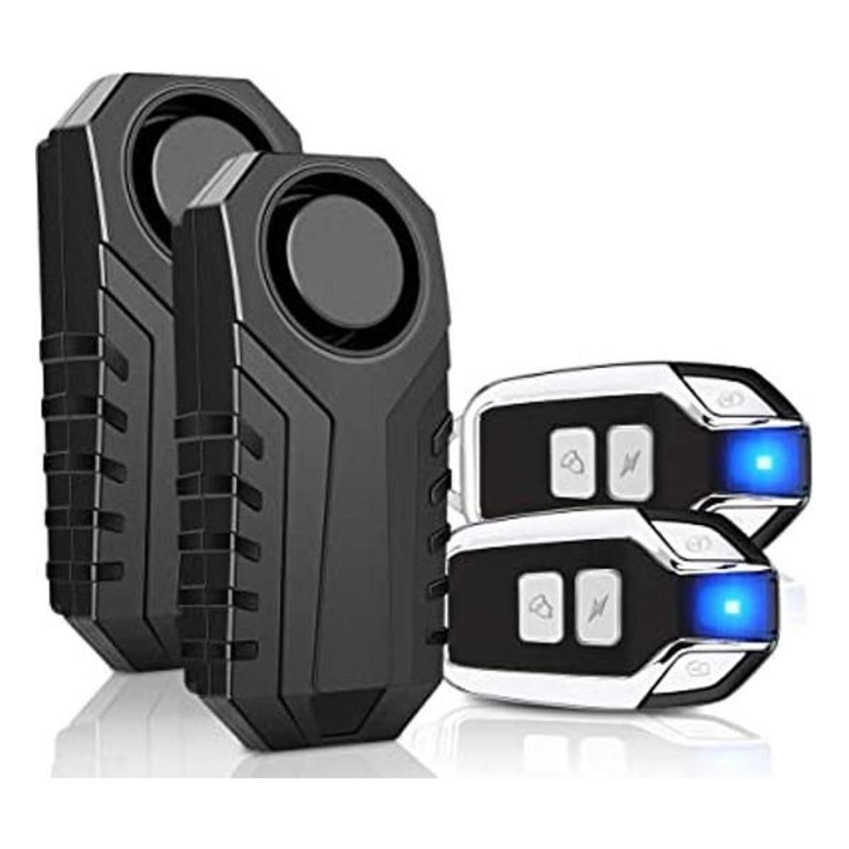 Onvian Alarma de bicicleta 2 unidades alarma antirrobo