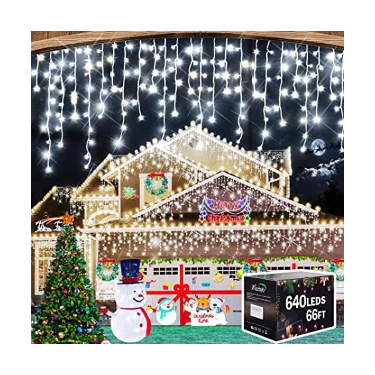 Luces de decoración de Navidad para aire libre 400 LED