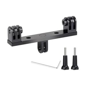 Nechkitter Adaptador de doble montaje de aluminio con_1