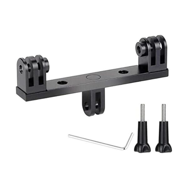 Nechkitter Adaptador de doble montaje de aluminio con_1