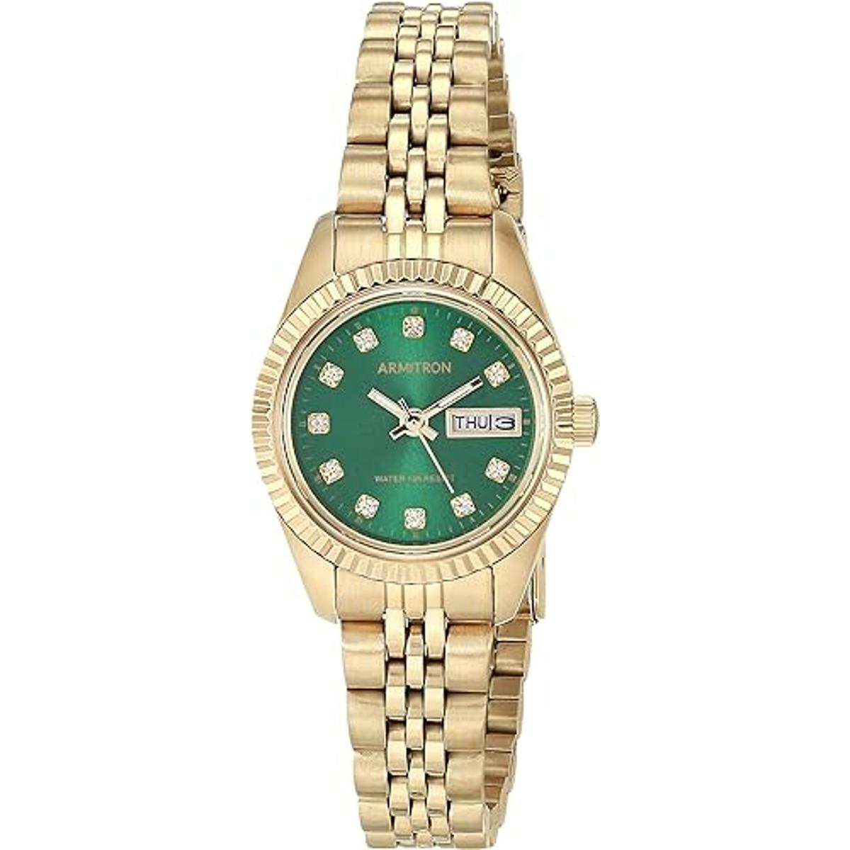 Armitron Reloj de pulsera con cristales para mujer