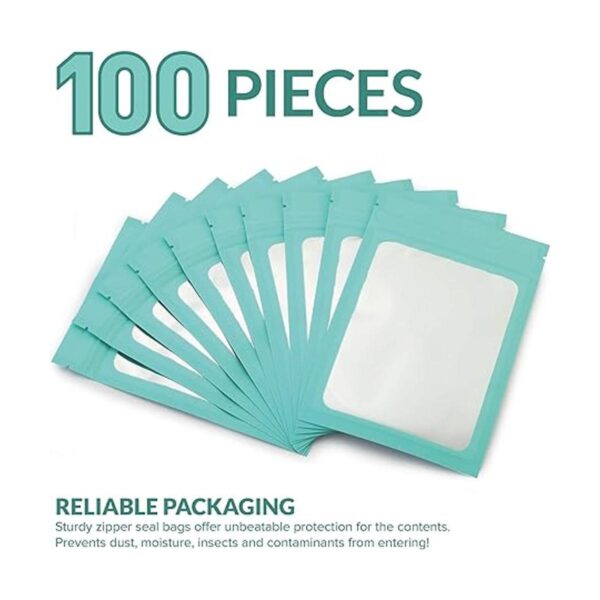 Bolsas de Mylar con cierre Ziplock de 4 x 6 pulgadas 100