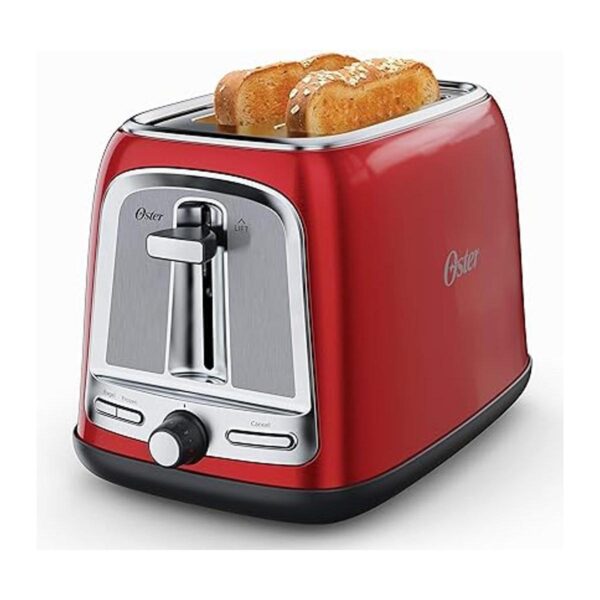Oster Tostadora de 2 rebanadas con tecnología avanzada de_1