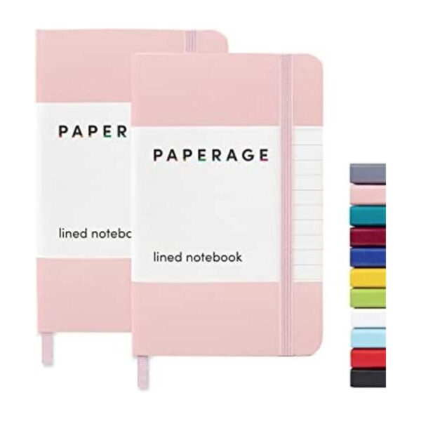 Juego de 2 cuadernos blocs de notas de bolsillo pequeño_1