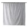 Juego de cortinas de ducha de rama color plateado