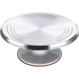 Puroma Tocadiscos giratorio de aleación de aluminio de 12