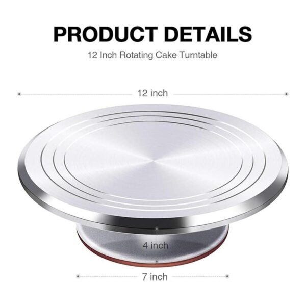 Puroma Tocadiscos giratorios de aleación de aluminio 8 en_2