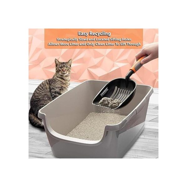 PAWBEE Cuchara de arena de metal para gatos cuchara_6