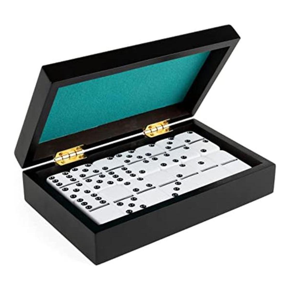 Legacy Deluxe Juego de 28 dominó de lujo doble 6 juego