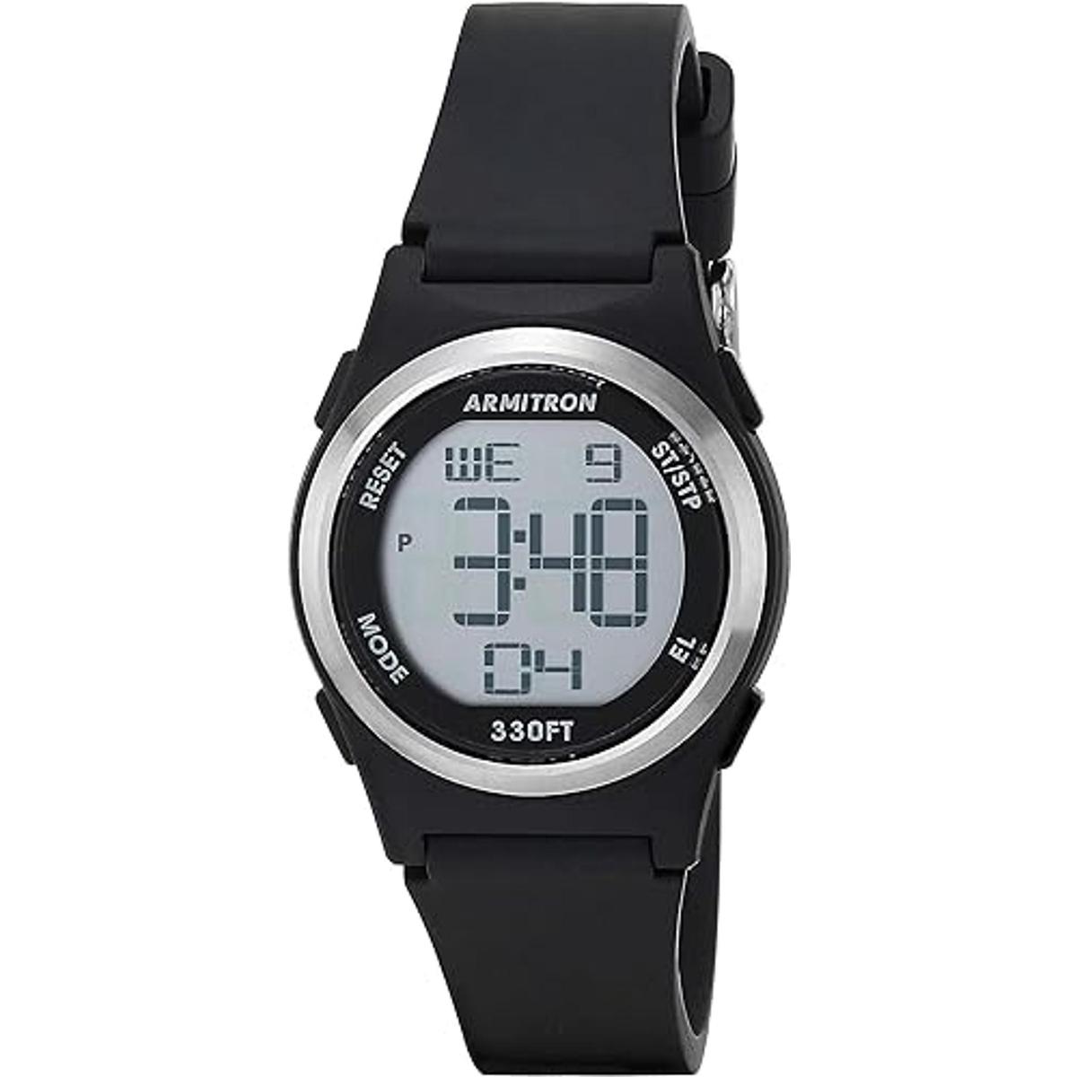 Armitron Sport Reloj con correa de resina mate con