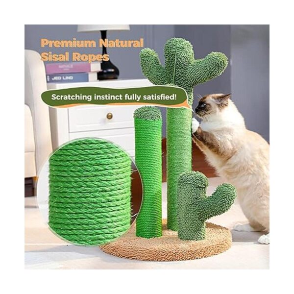 PAWZ Road Rascador de gato con 3 postes rascadores y bola_4