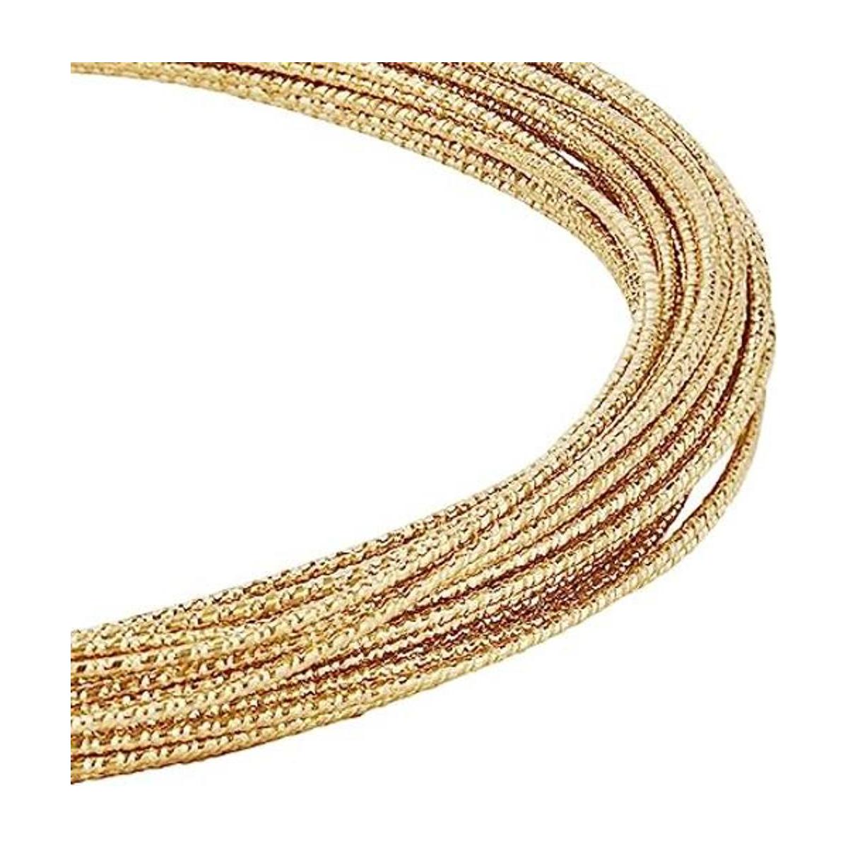 BENECREAT Calibre 18 33 pies grabado de alambre dorado