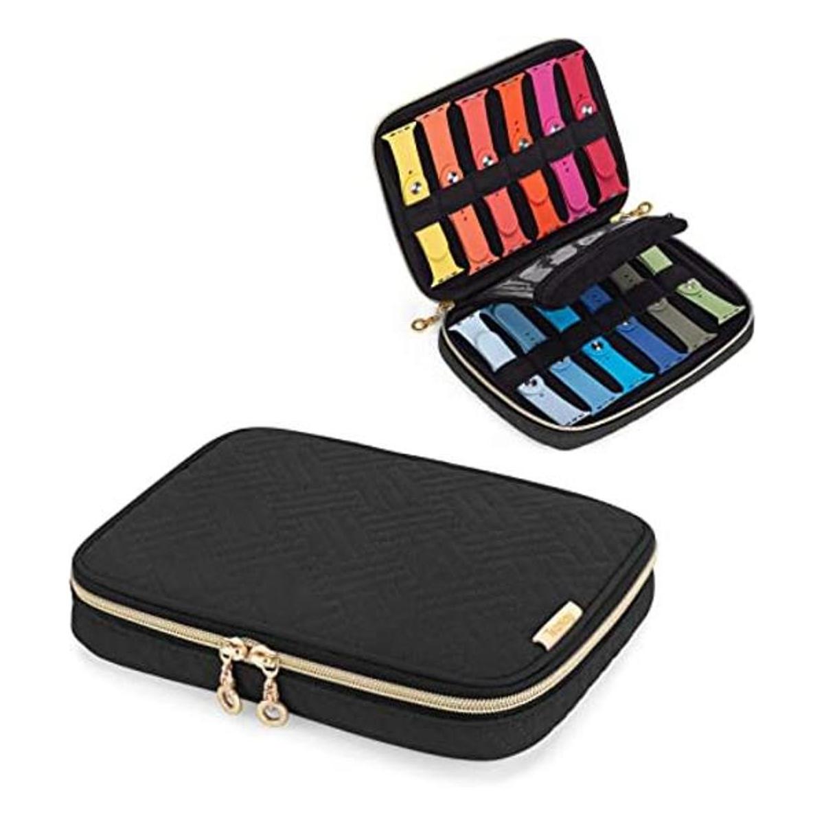 Teamoy Funda de almacenamiento para correas de reloj con