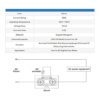 CG 500A 75mV amperímetro eléctrico DC corriente Kit de_4