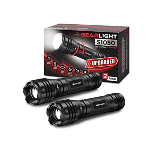 GearLight Paquete de linterna LED S1050 2 linternas_1